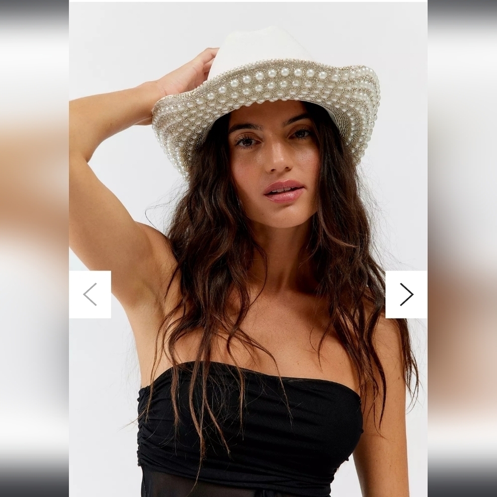 Urban Outfitters Embellished Cowboy Hat